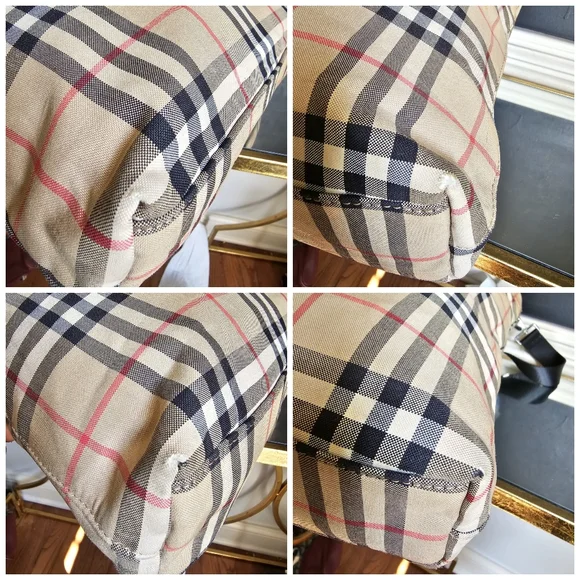 BURBERRY Artie Vintage Check Tote Bag - Picture 12 of 12